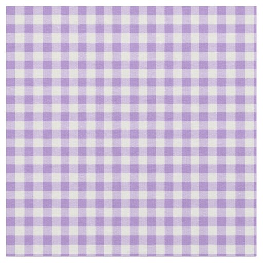 Pretty Mauve and White Check Gingham Fabric