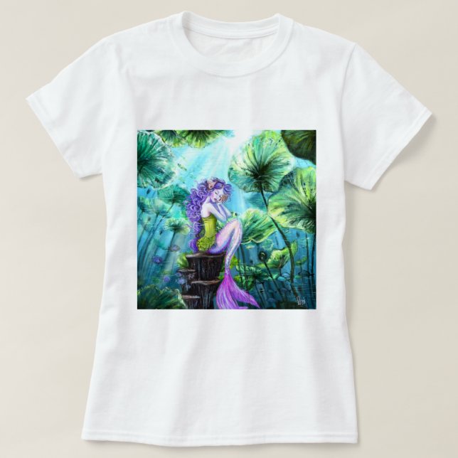 Pretty Mermaid T-Shirt (Design Front)