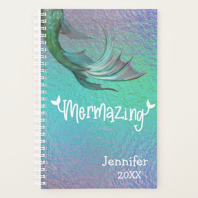 Pretty Mermaid Tail Mermazing Organizer Daily (Front)