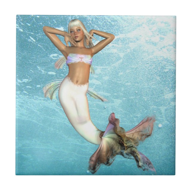 Pretty Mermaid  Tile (Front)