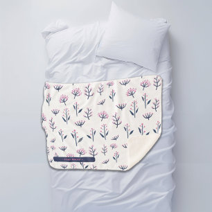 Pretty Mimosa Warm and Cozy Customize Sherpa Blanket