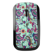 Pretty Mint Paisley Wireless Mouse (Front)