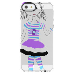 Pretty Miss Fashionista Clear iPhone SE/5/5s Case