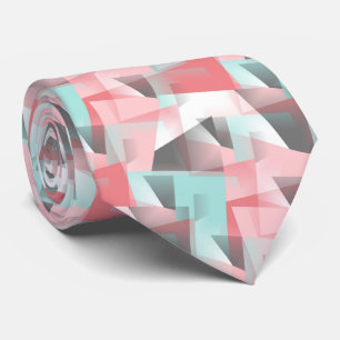 Pretty Modern Abstract Geometric Art Pattern Neck Tie