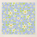 Pretty Modern Blue Yellow Floral Scarf<br><div class="desc">This modern design features a pretty yellow and green floral pattern on a soft blue background.
#scarf #scarves #fashion #scarfstyle #silkshawl #premiumscarf #squarescarf #style #accessories #pattern #giftsforher #beautifu #premiumsilkscarf #feminine #floral</div>