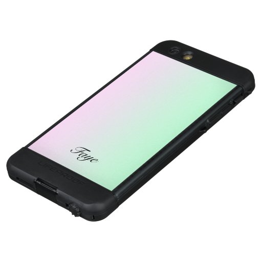 Pretty Modern gradient color background  with Name LifeProof NÜÜD iPhone 6s Plus Case
