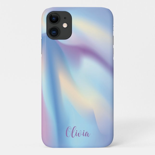Pretty Modern Name Customize trendy Case-Mate iPhone Case (Back)