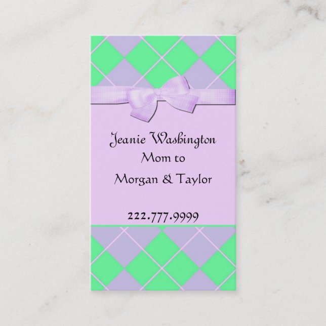 Pretty Mommy Card (Front)