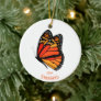 pretty Monarch butterfly commemorative year Ceramic Ornament