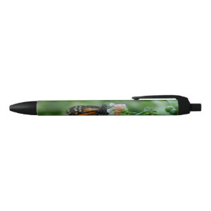Pretty Monarch Butterfly Floral Pen