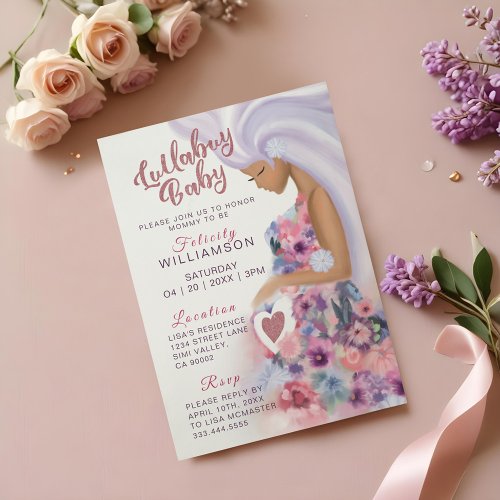 Pretty Mother To Be Floral Baby Shower Invitation