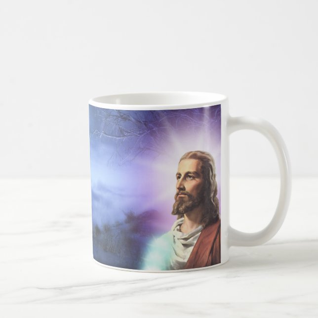 pretty mug with the image of Jesus (Right)