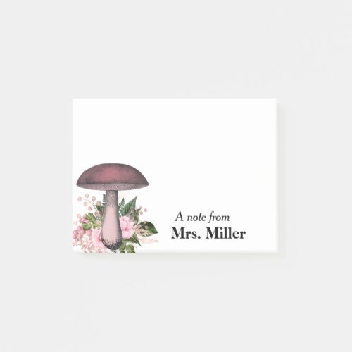 Pretty Mushroom Bouquet Personalized Notes