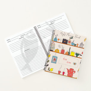 Pretty My Recipe Book Personalized