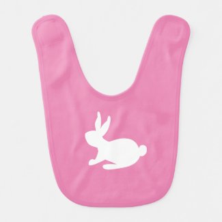 Pretty 'n Pink Bunny Bib