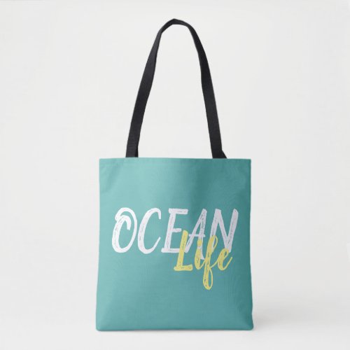 pretty nautical OCEAN LIFE  Tote Bag