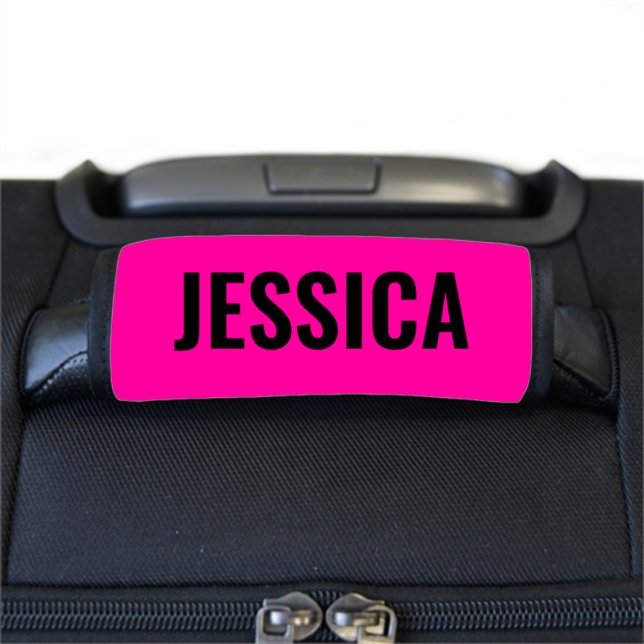 Pretty Neon Personalized Luggage Handle Wrap (Creator Uploaded)