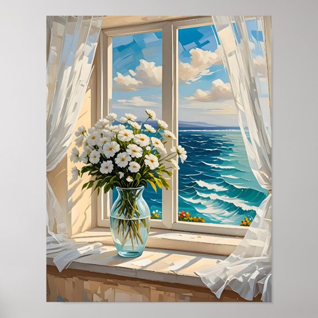 Pretty Ocean Scene Poster (Front)