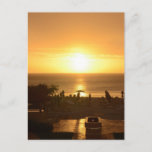 Pretty Ocean Sunset Postcard