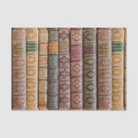 Pretty Old Book Spines Decoupage