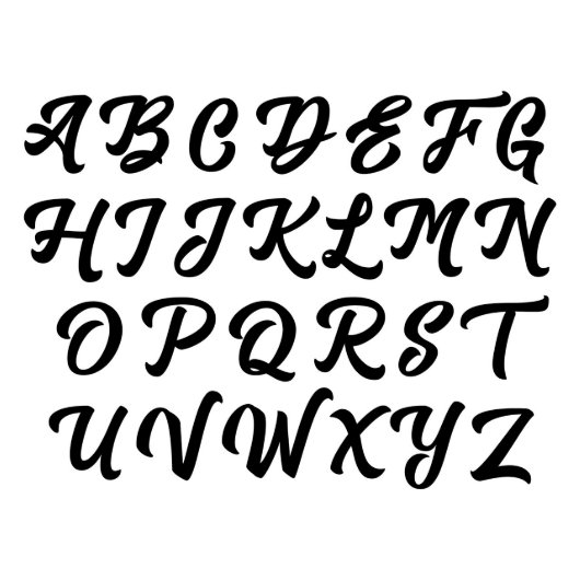 Pretty Olive Branch & Monogram X-Large Wall Decal (Letters)