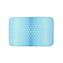 Pretty Ombre Blue and Peach Geometric Duvet Cover