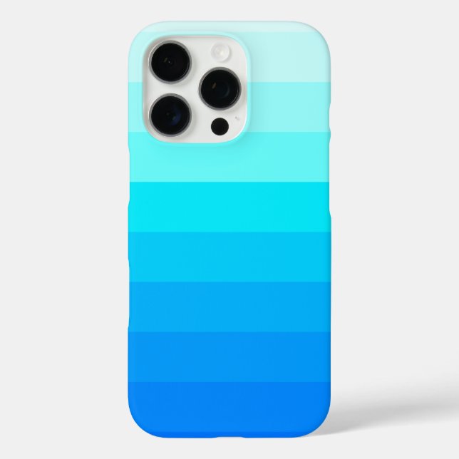 Pretty Ombre Blue Design Case-Mate iPhone Case (Back)