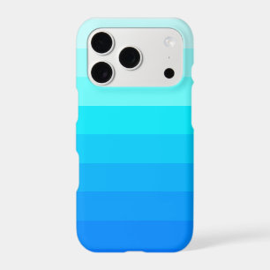 Pretty Ombre Blue Design iPhone 17 Pro Case