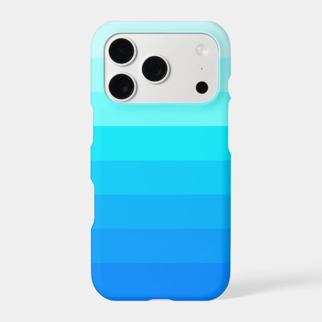 Pretty Ombre Blue Design Case-Mate iPhone Case (Back)