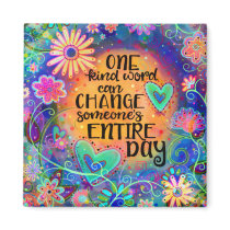 Pretty One Kind Word Magnet Pretty One Kind Word Magnet