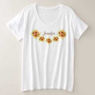 Pretty Orange and Yellow Bells Floral Custom