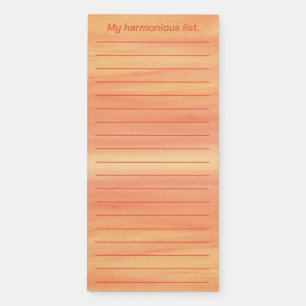 Pretty orange blends, lined notepads