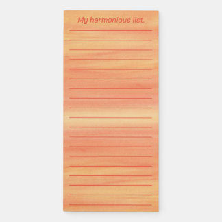 Pretty orange blends, lined notepads