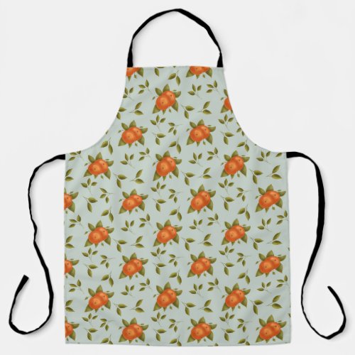 Pretty Orange Citrus Apron