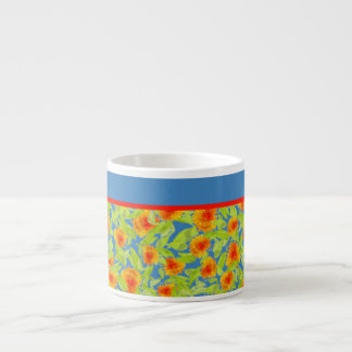 Pretty Orange Marigolds Espresso Mug