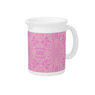 Pretty Orchid Purple Beautiful Abstract Flower Pitcher