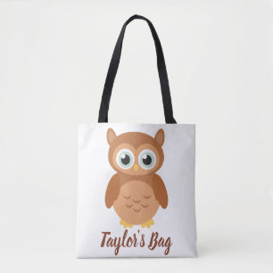Pretty Owl Tote Bag