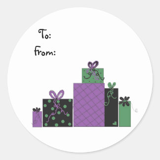 Pretty Packages Classic Round Sticker