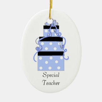 Pretty Packages for a Special Teacher Ceramic Ornament