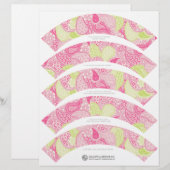 Pretty Paisley Cupcake Wrappers (Front/Back)