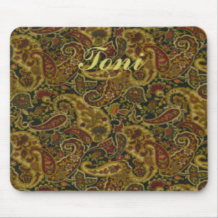 Pretty Paisley Print Design Mousepad