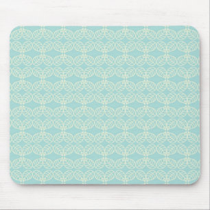 Pretty pale aqua mouse pad