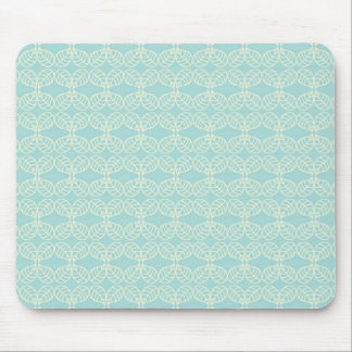 Pretty pale aqua mouse pad