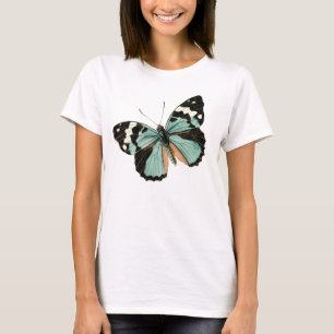 Pretty pale blue vintage butterfly T-Shirt