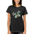Pretty pale blue vintage  butterfly T-Shirt