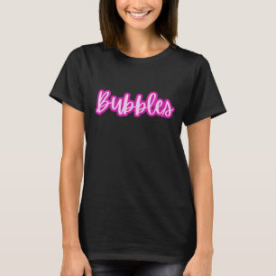 Pretty Pale Pink Text Bubbles Women’s T-Shirt