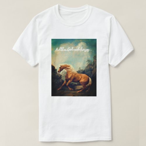  Pretty Palomino Horse   T_Shirt