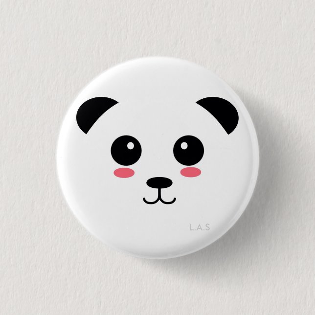 Pretty Panda Button (Front)