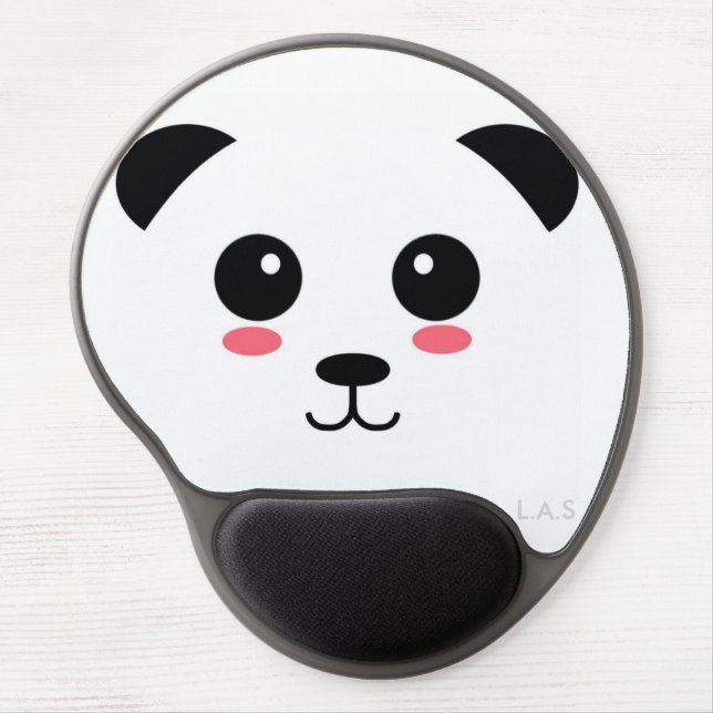 Pretty Panda Gel Mouse Pad (Front)