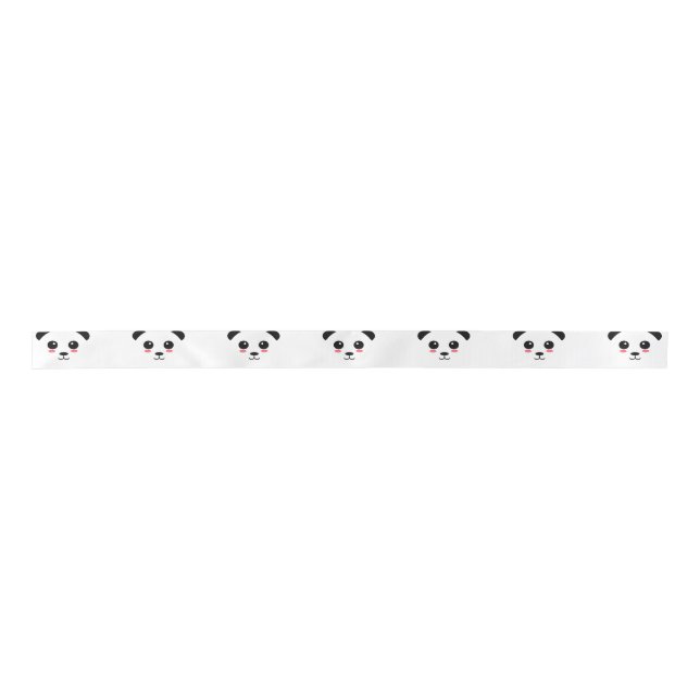 Pretty Panda Satin Ribbon (Front)